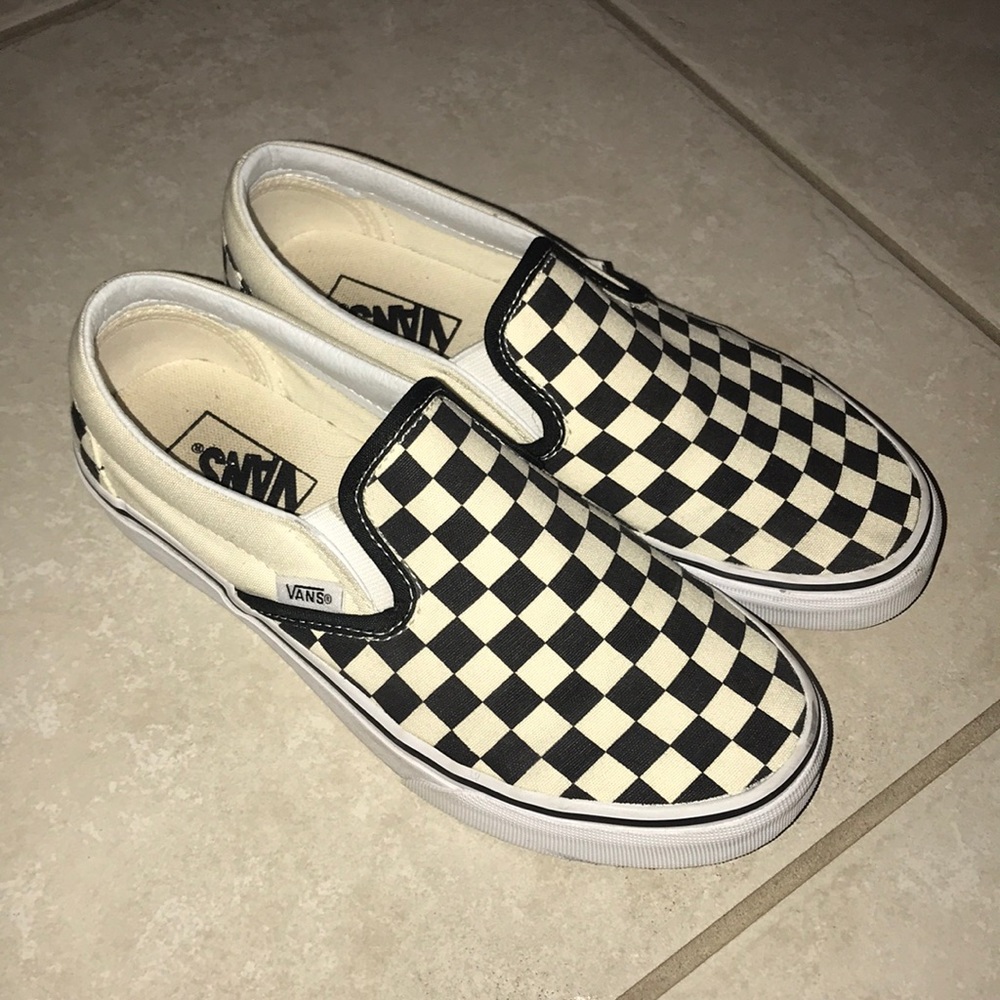 Checkered Vans